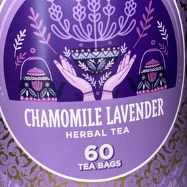 PAGODA GARDEN  💜 CHAMOMILE LAVENDER 💜  Caffeine Free 60 Bags BB : 09/2026