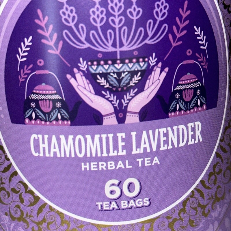 PAGODA GARDEN 💜 CHAMOMILE LAVENDER 💜 Caffeine Free 60 Bags