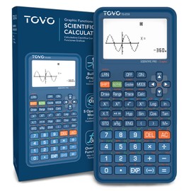 TOVO Scientific Calculator with Graphing Functions, Multiple Modes, 360 Functions, Large Screen, Intuitive Interface for Beginners, High School & Advanced Courses, TS-259 (Developed by CATIGA)