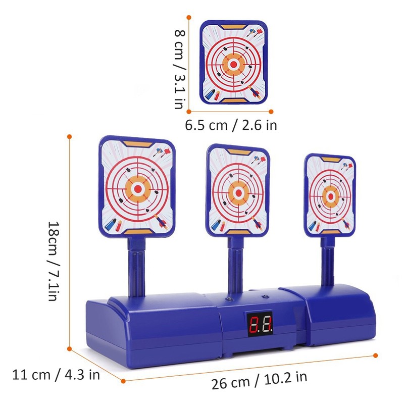 Electric Shooting Target Auto Reset Electronic Scoring Target Sound Light