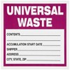 Brady 60362 6" Height, 6" Width, B-235 Paper Label, Purple
