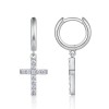 AKICE 2pcs 0.26ct Moissanite Brilliant Cut for Certified Earring S925