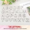 PATIKIL Letter Bag Charm, Bling Glitter Letter Charm Initial Letter