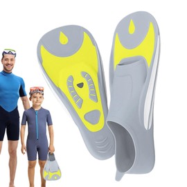 Swimming Fins - Compact Swimming Fins Flippers,Adjustable Lightweight Comfortable Soft Pool Accessories for Freediving Surfing Travel Diving Adult Kids Equipment