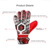 1 Pair Kids Soccer Gloves Latex Collision Resistance Football Goalkeeper