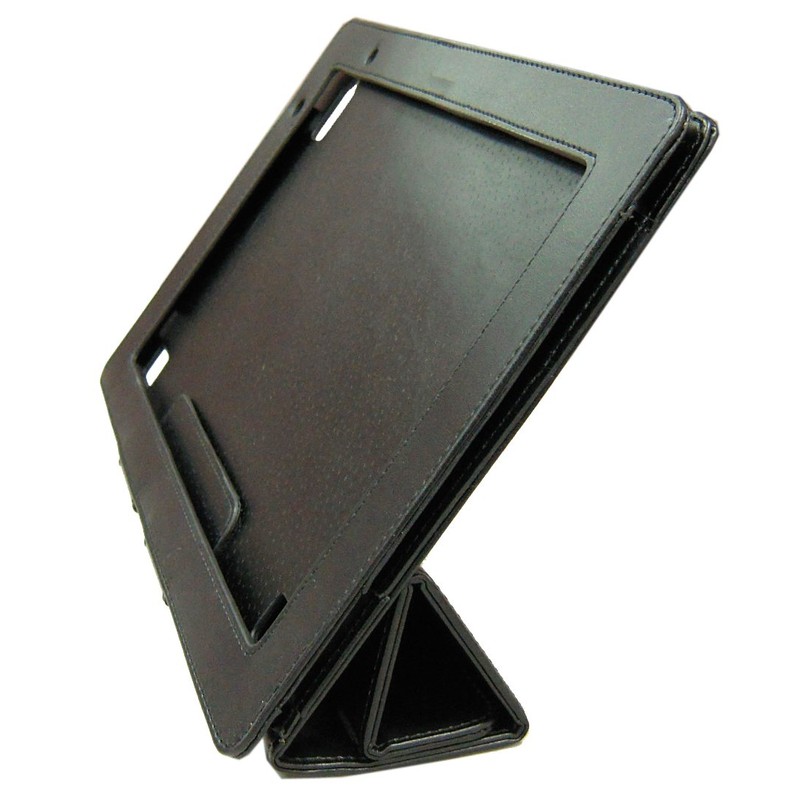 Acer Iconia Foldable Leather Protective Case for Tablet - Black