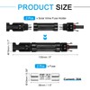 MECCANIXITY 2 Pcs Solar Fuse Holder 30A 1000V Waterproof PV