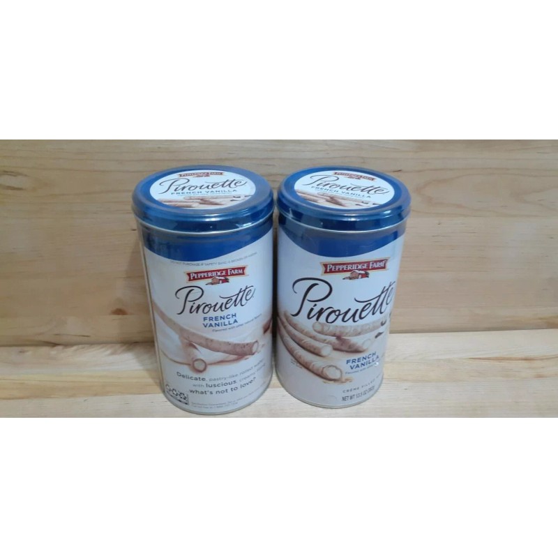 PEPPERIDGE FARM 3[three NEW PEPPERIDGE FARM PIROUETTE FRENCH VANILLA CREME