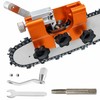 Portable Chainsaw Sharpener Jig for Chain Maintenance – Hand-Crank Sharpening