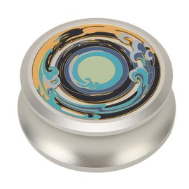 LP Vinyl Turntables Disc Stabilizer Professional Record Weight Clamp with Silicone Bottom Pad for Vibration Damping Silver