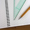 A4 Isometric Graph Paper 10mm 1cm, Jotter Pad 50 Portrait