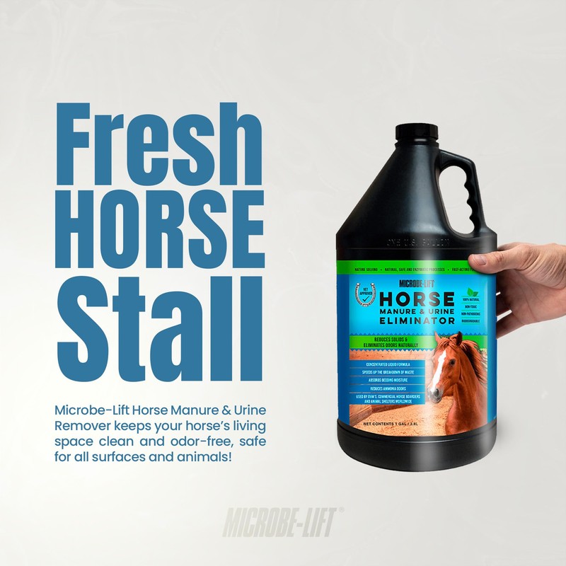 Microbe-Lift Horse Manure & Urine Eliminator – 1 Gallon –