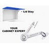 Kocent Heavy Duty Lid Stay Hinges Folding Lid Support Hinge
