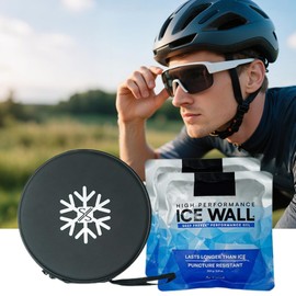 Head Ice Pack for Hat | Portable Helmet Cool Insert - Reusable Bike Helmet Cooling Pad for Outdoor Sports Cycling Running Camping Hiking
