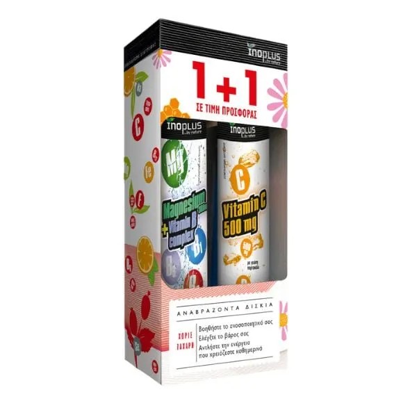 InoPlus Magnesium 300 mg & Vitamin B complex 20 eff