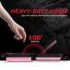 Geinxurn 11”Pink Tools Box, Portable Steel Heavy-duty Tool Case with