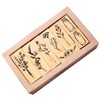 OSALADI 1 Set Wooden Stamp Set for DIY Crafts of