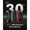 Bluetooth 5.4 Hearing Protection Headphones with 120H Working Time, 30dB