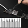 HUATEEN Soldering Iron Tips,12 PCS Temperature-Stable Soldering Iron Tips Set
