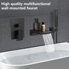 Wall Mount Bathtub Faucet Bath Tub Faucet Set Waterfall Tub
