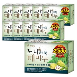 Rose of Sharon Noni & Artemisia Artemisia Exfoliating Soap 90g x 10 packs / 무궁화 노니&인진쑥 때비누 90g x 10개