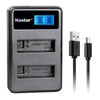 Kastar LCD Dual Slim Charger for GoPro HERO4 and GoPro
