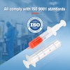PEKYBIO 20 PCS 10 ml Plastic Syringe with Measurement, Slip