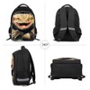 Dispalang Lizard Backpack Lunch Tote Bag Pencil Case Children School