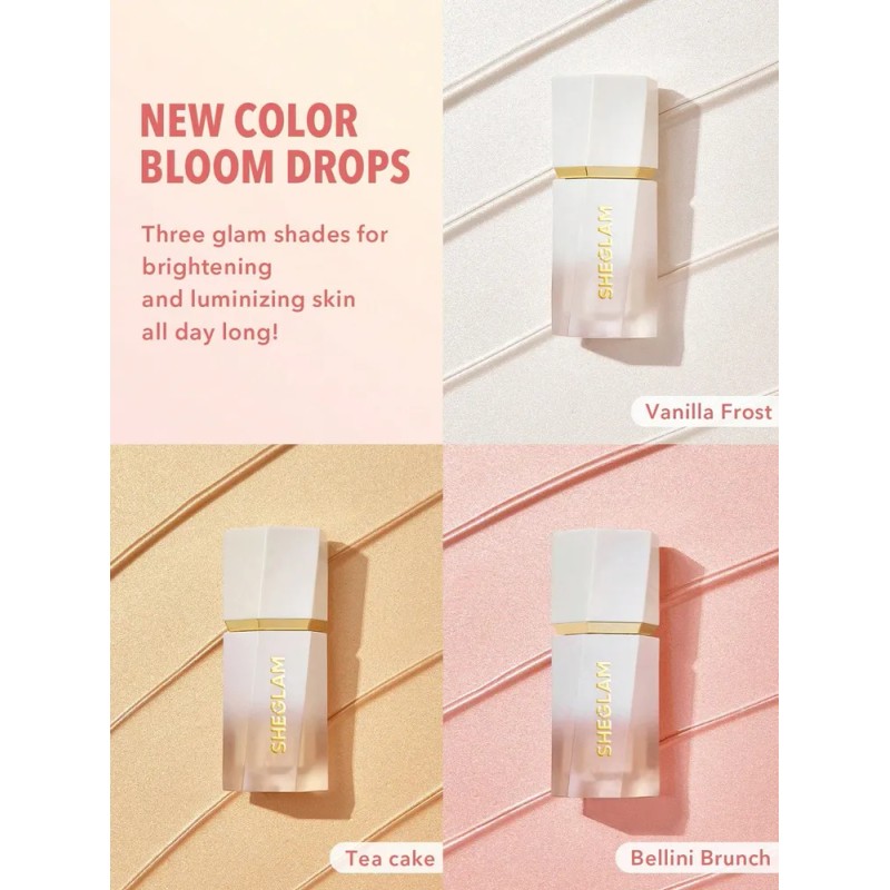 Sheglam Iluminador Líquido Glow Bloom - Vanilla Frost