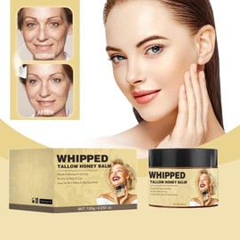 Turmeric 2 Stück Balsam Aus Geschlagenem Rindertalg Und Honig,Beef Tallow Skincare,Hautpflege Mit Rindertalg,Tallow Bio For Skin Care,Zur Gesicht Und Körper Für Gesicht,Körper Feuchtigkeit