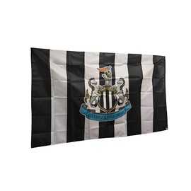 Hy-Pro 公式ライセンス品 ニューカッスル・ユナイテッドFC クレストフラッグ 5フィート x 3フィート – NUFC、フットボールフラッグ、ニューカッスルFC、ニューカッスルユナイテッド商品、ニューカッスル・ユナイテッドギフト
