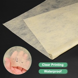 M METERXITY 20-Sheet Korean Cotton Wrapping Flower Paper, Waterproof Floral Wrapping Cotton Paper for Bouquets/Gift Packaging [Yellow]