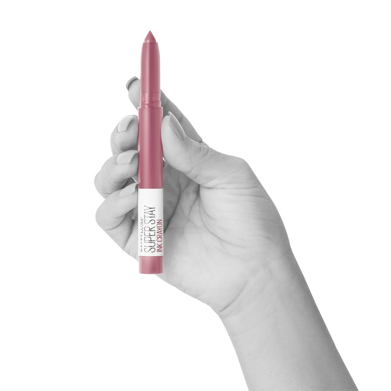 Maybelline Lipstick, Superstay Matte Ink Crayon Longlasting Pink Lipstick with