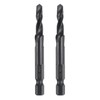 sourcing map 2pcs Combination Drill and Tap Bits Metric M6