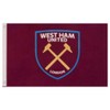 West Ham United FC Flag (One Size) (Claret)