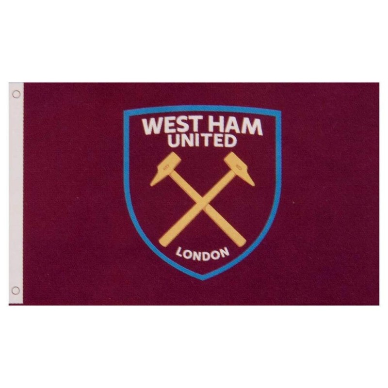 West Ham United FC Flag (One Size) (Claret)