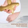 One Piece Comfortable Trigger Point Massager Tool Durable Massage Wooden