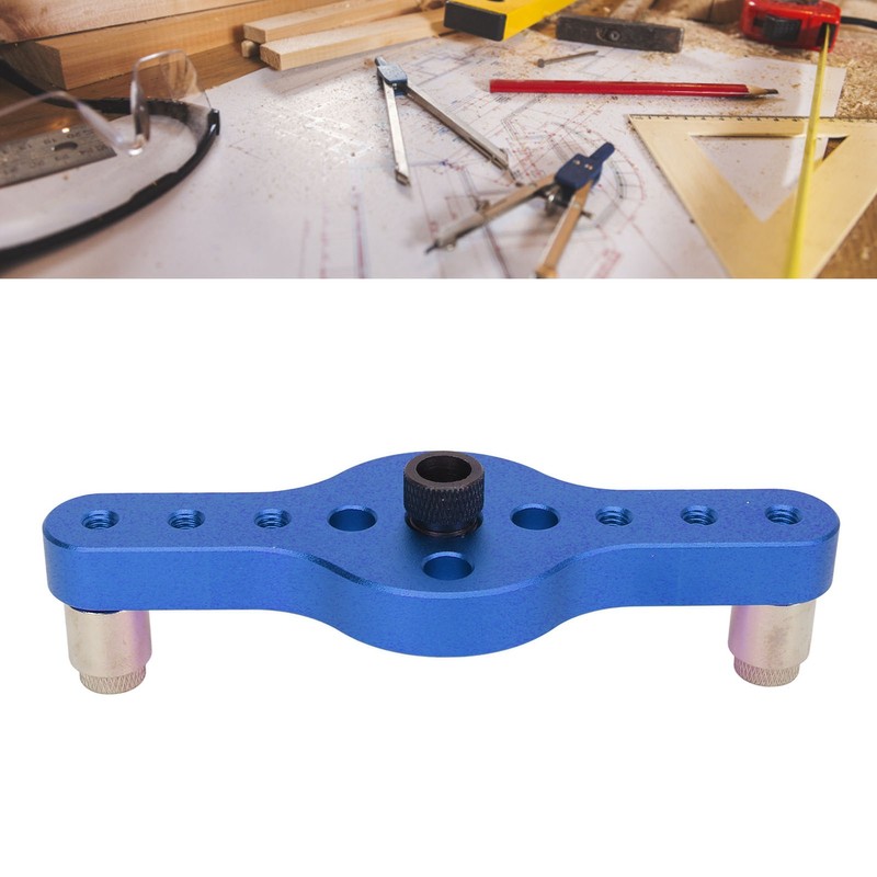 Vertical Pocket Hole Jig Aluminum Alloy Accurate Dowelling Self Centering
