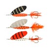 ABU GARCIA Reflex Artificial Bait for Spinning Nails and Baitcaster Fishing Pack of 3
