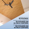 OHLECTRIC Saf-T-Brace For Ceiling Fans - Features 3 Teeth, Twist