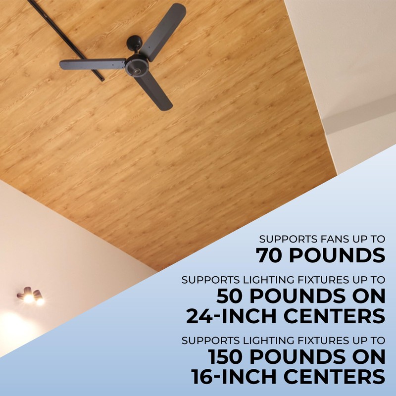 OHLECTRIC Saf-T-Brace For Ceiling Fans - Features 3 Teeth, Twist