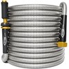 TITAN Garden Hose 100FT - 304 Stainless Steel Metal Water