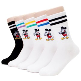 EVEISOCKS Animation Character Cartoon Series Collection Women's Original Socks (US, Alpha, One Size, Regular, Regular, D_09)