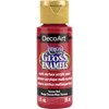 Americana Gloss Enamels Acrylic Paint 2oz-Tuscan Red