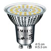 EACLL GU10 LED 4000 K 10 W 3 Levels Dimmable