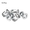 sourcing map M8 Jack Nuts, 10pcs Threaded Insert Nut Carbon