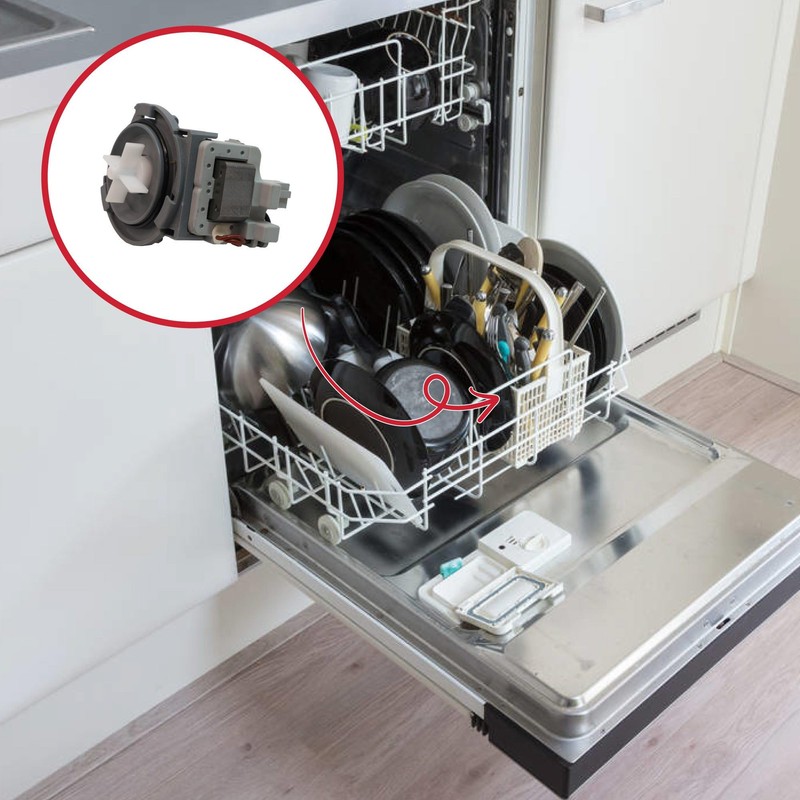 Beko – Dishwasher Drain Pump for Beko 1740300300