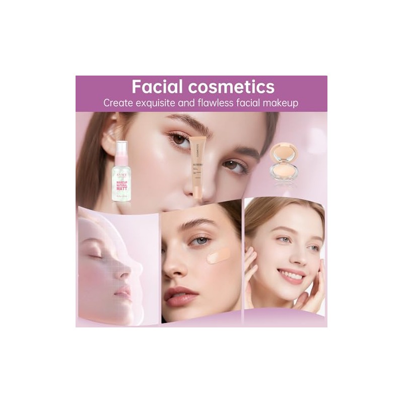 LAZORA- Kit de maquillaje todo en uno Contiene una amplia