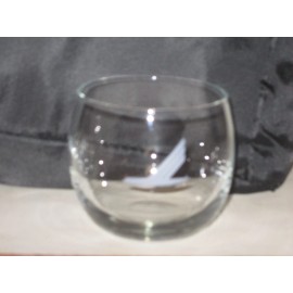 Set Of 2 Piedmont Airlines Low Ball Glasses First Class 2 1/2" x 3" NOS