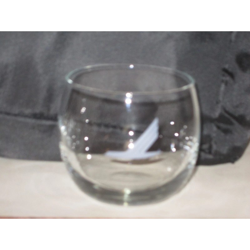 Set Of 2 Piedmont Airlines Low Ball Glasses First Class